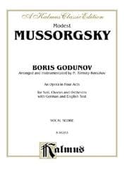 Tapa de Boris Godunov/Rimsky-Korsakov/Vocal Score/K06353