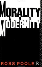 Tapa de Morality and modernity