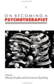 Tapa de On becoming a psychotherapist
