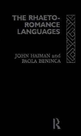 Tapa de The Rhaeto-Romance languages