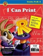 Tapa de I Can Print, Grades Pk - 2