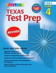 Tapa de Texas test prep