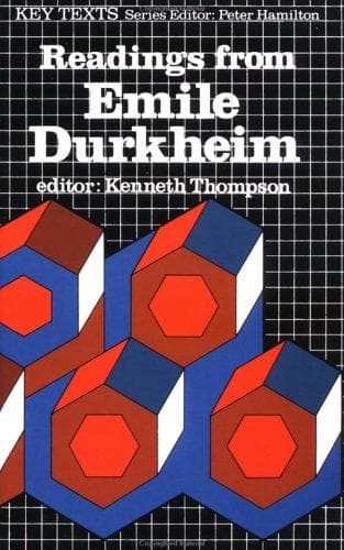 Tapa de Readings from Emile Durkheim (Key Texts)