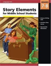 Tapa de Story Elements Middle School Gr 7-8