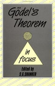 Tapa de Godel's Theorem in Focus (Philosophers in Focus)