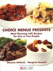 Tapa de Choice Menus Presents Meal Planning with Recipes for One or Two People