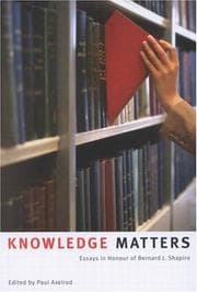 Tapa de Knowledge Matters