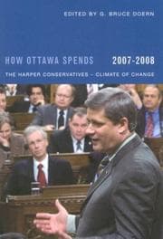Tapa de How Ottawa Spends, 2007-2008
