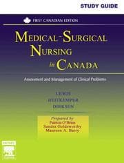 Tapa de Study Guide for Medical-Surgical Nursing in Canada