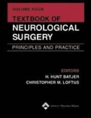 Tapa de Textbook of neurological surgery