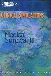 Tapa de Clinical Simulations Medical-Surgical III (CD-ROM for Windows, Institutional & Network Version)
