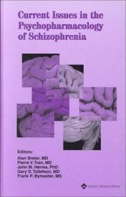 Tapa de Current issues in the psychopharmacology of schizophrenia