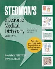 Tapa de Stedman's Electronic Medical Dictionary Version 5.0 (CD-ROM for Windows and Macintosh, Individual)