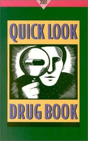 Tapa de Quick look drug book