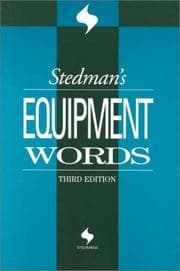 Tapa de Stedman's equipment words