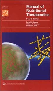 Tapa de Manual of Nutritional Therapeutics (Spiral Manual Series)