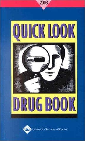 Tapa de Quick look drug book