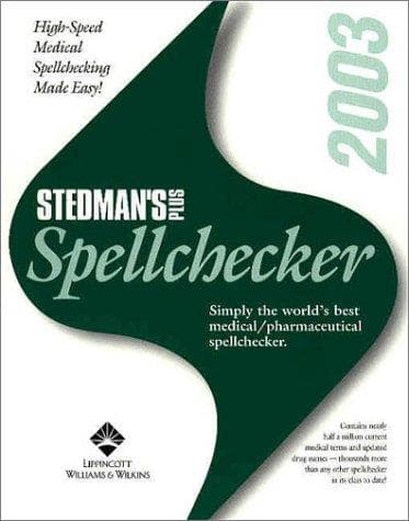 Tapa de Stedman's Plus Spellchecker 2003