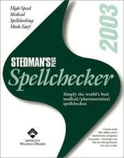 Tapa de Stedman's Plus Spellchecker 2003