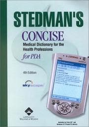 Tapa de Stedman's Concise Medical Dictionary for the Health Professions for Pda