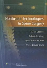Tapa de Nonfusion Technologies in Spine Surgery