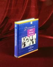 Tapa de Dictionary of ethics, theology, and society