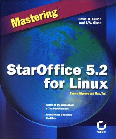 Tapa de Mastering StarOffice 5.2 for Linux