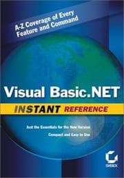 Tapa de Visual Basic.Net Instant Reference