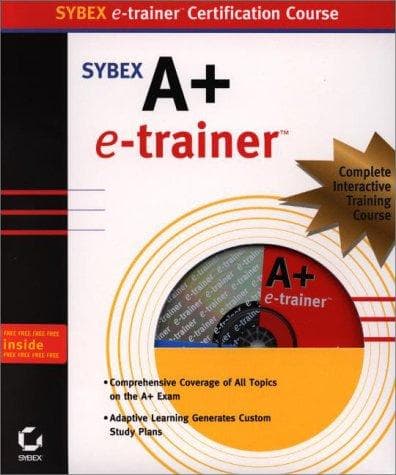 Tapa de A+ Sybex e-trainer CD-ROM, Boxed-Set