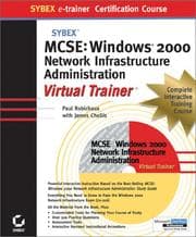 Tapa de MCSE Windows 2000 Network Administration E-Trainer