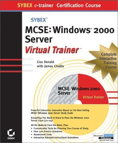 Tapa de McSe Windows 2000 Server E-Trainer (Sybex E-Trainer Certification Course)