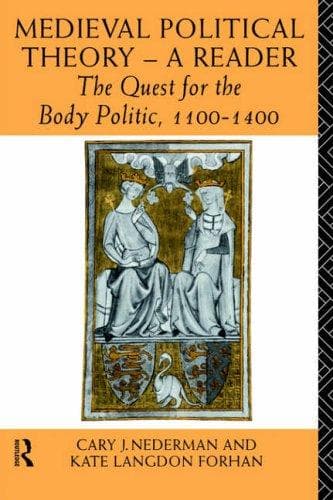 Tapa de Medieval Political Theory - A Reader