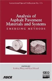 Tapa de Analysis of asphalt pavement materials and systems