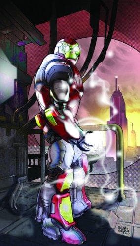 Tapa de Ultimate Iron Man II Premiere HC (Ultimate)