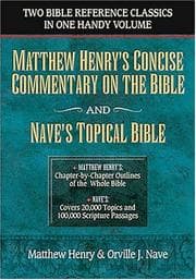 Tapa de Matthew Henry's Concise Commentary on the Bible and Nave's Topical Bible