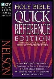 Tapa de NKJV Quick Reference Bible