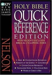 Tapa de NKJV Quick Reference Bible