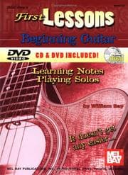 Tapa de First Lessons Beginning Guitar (Mbgu)