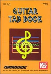Tapa de Guitar Tab Book/ Qwik Guide Series