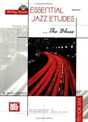 Tapa de Mel Bay Essential Jazz Etudes... The Blues for Tenor Sax
