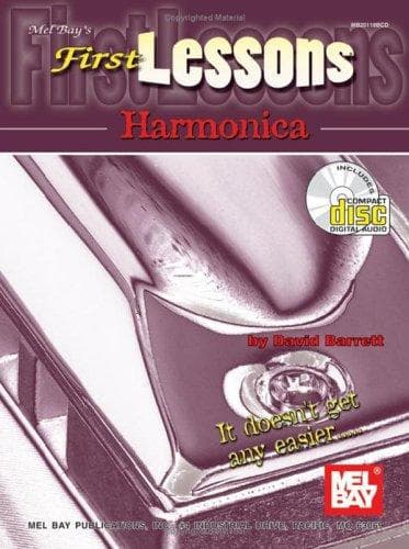 Tapa de Mel Bay First LEssons Harmonica