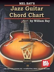 Tapa de Mel Bay Jazz Guitar Chord Chart