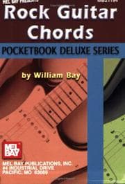 Tapa de Mel Bay Rock Guitar Chords, Pocketbook Deluxe Series (Pocketbook Deluxe)