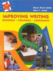 Tapa de Improving writing
