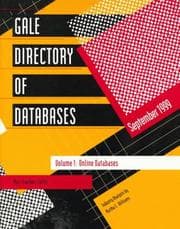 Tapa de Gale Directory of Databases (Gale Directory of Databases, 2000)