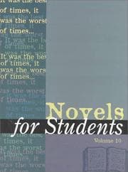 Tapa de Novels for Students