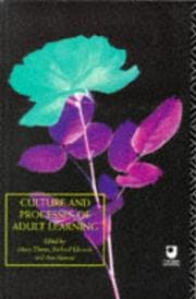 Tapa de Culture and processes of adult learning