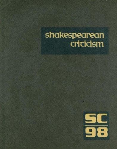 Tapa de Shakespearean Criticism