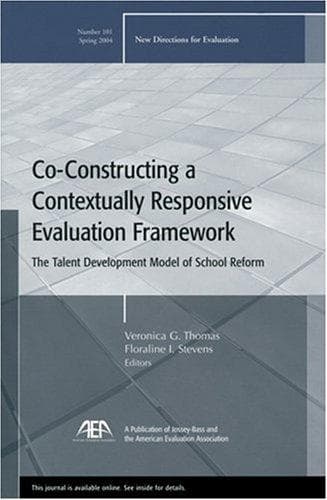 Tapa de Co-constructing a contextually responsive evaluation framework
