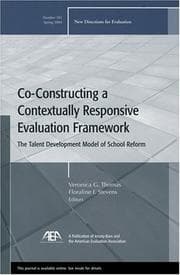 Tapa de Co-constructing a contextually responsive evaluation framework